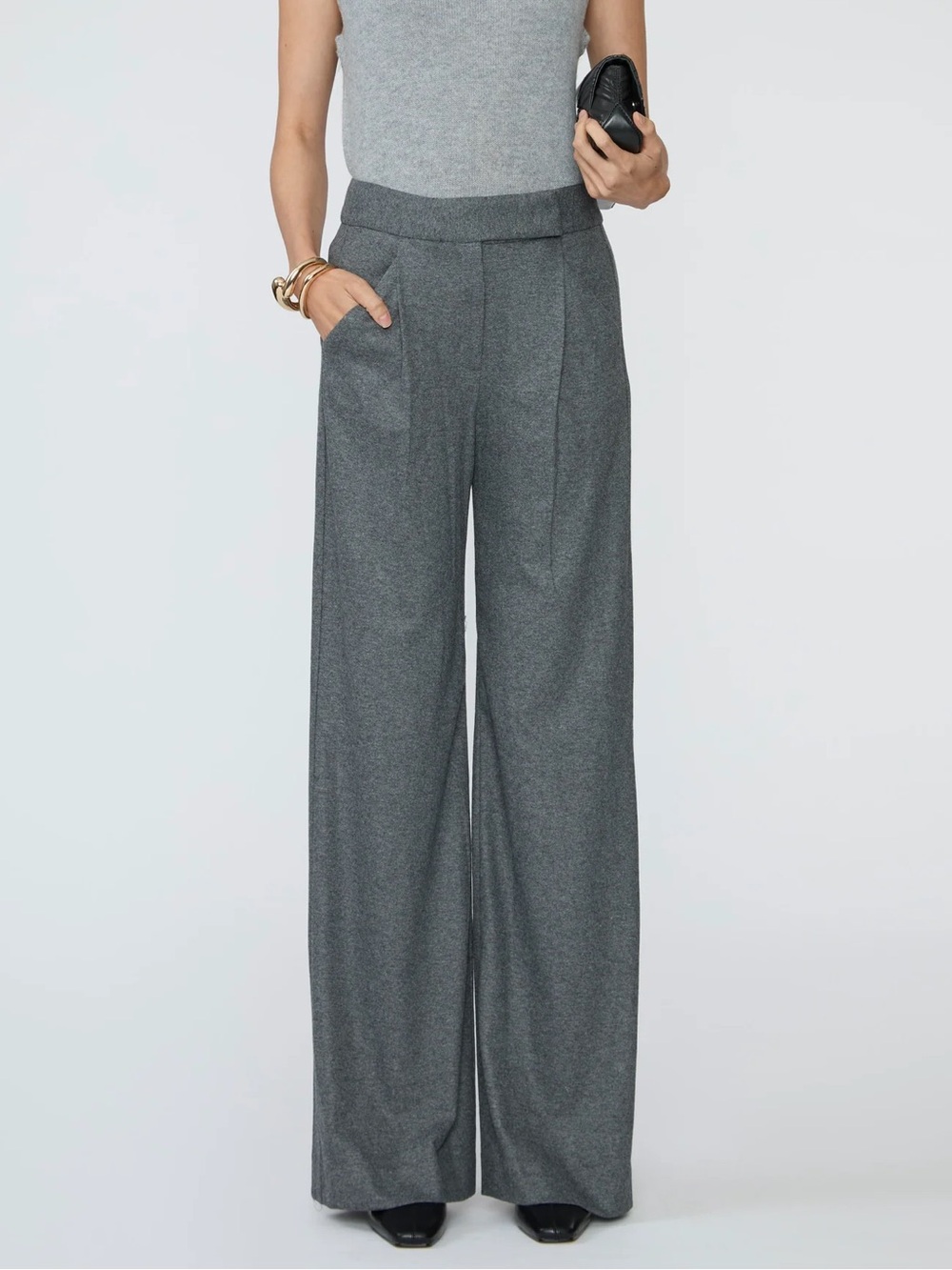 Veronica Beard Wool Blend Trousers